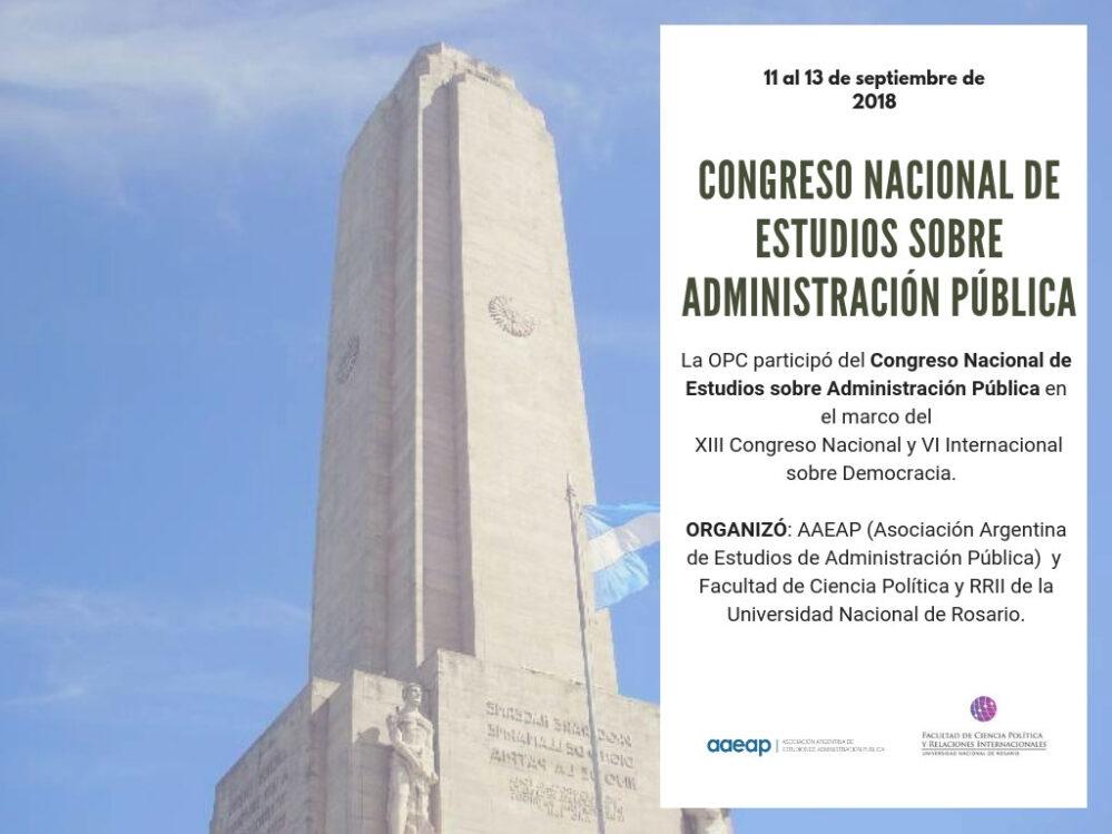 Congreso Nacional de estudios sobre Administración Pública